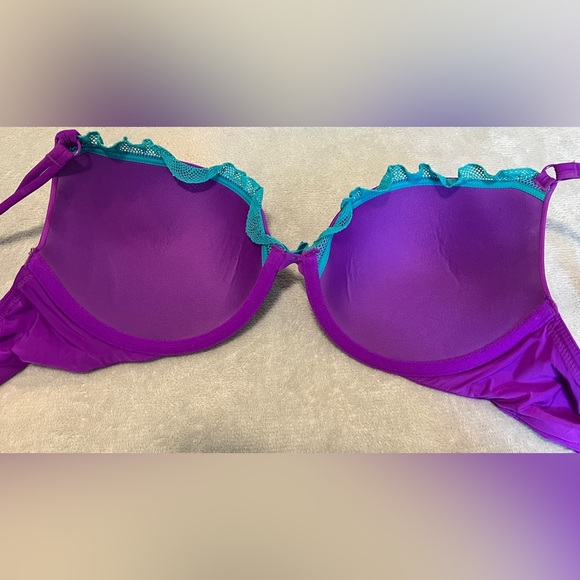 Victoria's Secret Purple and light blue Bra - Picture 6 of 7